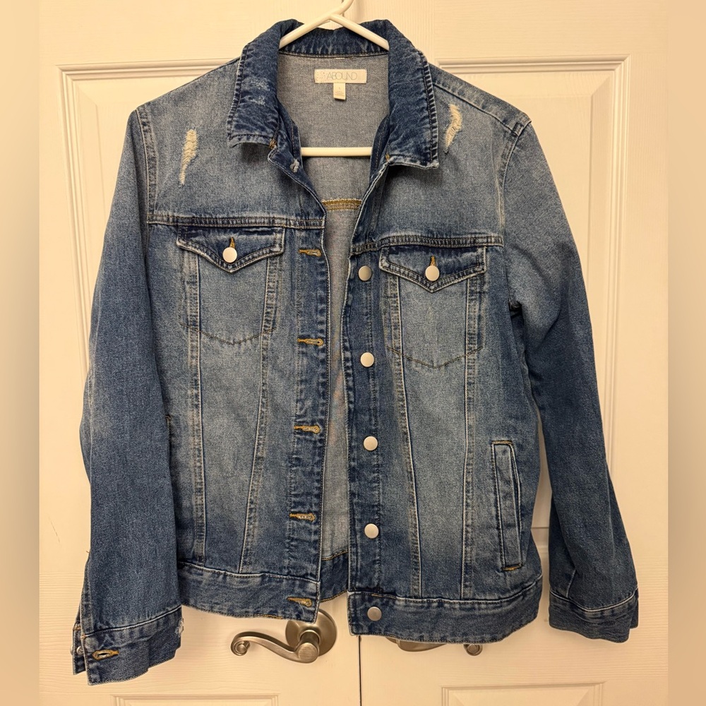 Abound Striped Denim Fabric